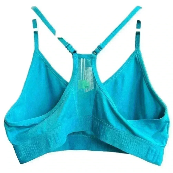 Victoria's Secret PINK Azure Sky Blue sport Bra - Picture 6 of 7